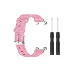 For Amazfit T-Rex Pro / Amazfit T-Rex Nylon Canvas Watch Band with Dismantling Tools, One Size  (Pink)