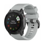 Λουράκι σιλικόνης Garmin Fenix 3/5X/3HR/5X Plus/6Χ/6Χ Pro/7X (26mm) grey
