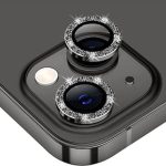 Αντιχαρακτικό Γυαλί Lens για την Κάμερα για iPhone 13/13 Mini (Glitter Black)