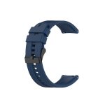 Για Huawei Watch GT 2 Ζάντα ρολογιού σιλικόνης 46 mm με μαύρη αγκράφα (Σκούρο μπλε) Συμβατά μοντέλα : κατάλληλο για Huawei Watch GT2 Pro, Watch GT 2e, Watch GT (42mm, 46mm), Watch GT2 46MM, Honor Watch GS Pro, Honor Magic Watch 2 46mm, Honor Magic Watch 1