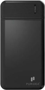Puridea Q6 Power Bank 10000mAh 20W με Θύρα USB-A και Θύρα USB-C Μαύρο