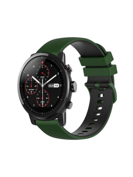 For Amazfit Stratos  Για το Amazfit GTR 3   Για το Amazfit GTR 3 Pro   Για το Amazfit GTR 2e   Για το Amazfit GTR 2   Για το Amazfit 3   Για Amazfit GTR 47 χλστ   Για το Amazfit Pace   Για το Amazfit Stratos22mm Checkered Two-Color Silicone Watch Band(Amy