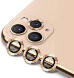 Για iPhone 11 Pro / 11 Pro Max ENKAY Hat-Prince 3 τεμ. κράμα αλουμινίου + κάλυμμα φακού κάμερας από σκληρυμένο γυαλί Προστατευτικό πλήρους κάλυψης (χρυσό)