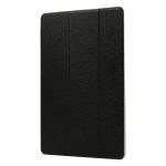 Για Galaxy S6 Lite P610 TPU Silk Texture Τριπλή οριζόντια δερμάτινη θήκη με θήκη (Μαύρη) - Image 3