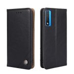 Για TCL 20 5G / 20L μη μαγνητική ρετρό υφή Δερμάτινη θήκη τηλεφώνου (Μαύρη) - Image 2