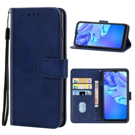 Δερμάτινη θήκη τηλεφώνου για TCL 305 / 30 SE / 306 & Sharp Aquos V6 / V6 Plus (Μπλε)