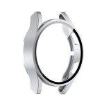 For Samsung Galaxy Watch4 40mm PC Protective Case with Tempered Glass Film(Silver) - Image 2