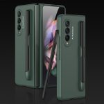 For Samsung Galaxy Z Fold3 5G GKK Ultra-thin Full Coverage Phone Flip Case with Pen Slot(Grey) - Image 4