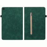 For Lenovo Tab M10 10.1 3rd Gen Skin Feel Solid Color Zipper Leather Tablet Case(Green) - Image 2