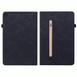 For Lenovo Tab M10 10.1 3rd Gen Skin Feel Solid Color Zipper Leather Tablet Case(Black) - Image 2
