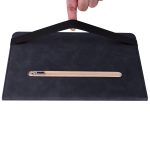 For Lenovo Tab M10 10.1 3rd Gen Skin Feel Solid Color Zipper Leather Tablet Case(Black) - Image 3
