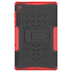 For Lenovo Tab M10 HD Gen 2 (TB-X306F) Tire Texture TPU+PC Shockproof Case with Holder(Red) - Image 3