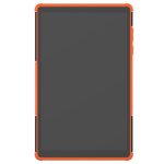 For Lenovo Tab M10 HD Gen 2 (TB-X306F) Tire Texture TPU+PC Shockproof Case with Holder(Orange) - Image 2