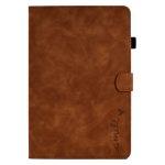 For Huawei MatePad T 10 / T 10s / Honor Pad 6 / X6 Embossed Smile Flip Tablet Leather Case(Brown) - Image 2