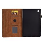 For Huawei MatePad T 10 / T 10s / Honor Pad 6 / X6 Embossed Smile Flip Tablet Leather Case(Brown) - Image 3