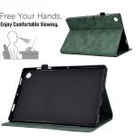 For Huawei MatePad T 10 / T 10s / Honor Pad 6 / X6 Embossed Smile Flip Tablet Leather Case(Green) - Image 2