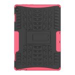 Για Lenovo Tab M10 X605 / X505 Tire Texture Προστατευτική θήκη tablet TPU+PC με θήκη (ροζ) - Image 4