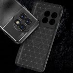 Για OnePlus 11 5G Carbon Fiber Texture Αντικραδασμική θήκη τηλεφώνου TPU (Μαύρη) - Image 2