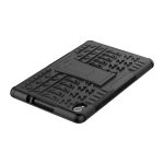 Για Lenovo Tab M8 (2020) TB-8705F 8,0 ιντσών με υφή ελαστικού, προστατευτική θήκη TPU+PC με θήκη (Μαύρη) - Image 4