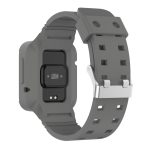 Για Xiaomi Redmi Watch 2 Lite/Watch Lite 2/Watch Lite/Redmi Watch 2/Redmi Watch Silicone Integrated Watch Band (Dark Grey) - Image 2