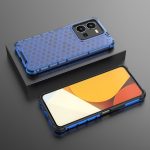 Για vivo Y35 4G / Y22S 4G Global Lanyard Honeycomb Phone Case (Μπλε) - Image 4