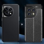 Για OnePlus 11 5G Litchi Texture Αντικραδασμική θήκη τηλεφώνου TPU (Μπλε) - Image 5