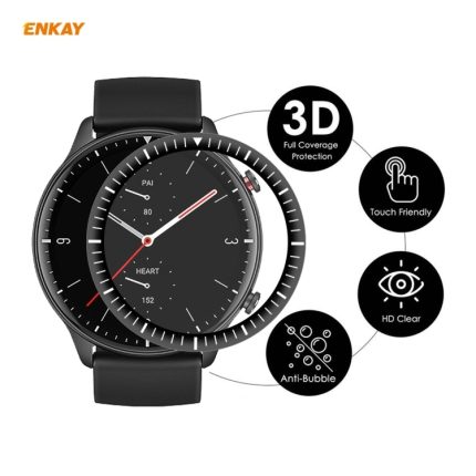 Για Amazfit GTR 2 ENKAY Hat-Prince 3D Full Screen Soft PC Edge + PMMA HD Screen Protector Film