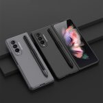Για Samsung Galaxy Z Fold3 5G GKK Εξαιρετικά λεπτή θήκη πλήρους κάλυψης τηλεφώνου με υποδοχή στυλό (ασημί) - Image 3