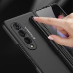 Για Samsung Galaxy Z Fold3 5G GKK Εξαιρετικά λεπτή θήκη πλήρους κάλυψης τηλεφώνου με υποδοχή στυλό (ασημί) - Image 2