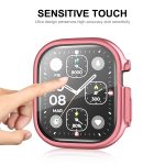 Για Apple Watch Ultra 49mm ENKAY Πλήρης κάλυψη, επικαλυμμένη μαλακή θήκη TPU με φιλμ οθόνης (ροζ) - Image 3