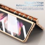 Για Samsung Galaxy Z Fold5 Επιμεταλλωμένη, πτυσσόμενη θήκη τηλεφώνου με S Pen Fold Edition (Gold) - Image 3