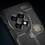 For OnePlus Ace 2/11R Litchi Texture Shockproof TPU Phone Case(Black) - Image 4