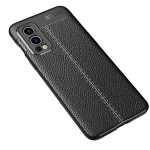 For OnePlus Nord 2 5G Litchi Texture TPU Shockproof Case(Black) - Image 2
