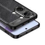 For OnePlus Ace 2V Litchi Texture Shockproof TPU Phone Case(Black)