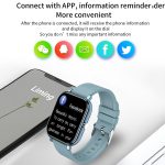 H10 1.69 inch Screen Bluetooth Call Smart Watch, Support Heart Rate/Blood Pressure/Sleep Monitoring, Color: Black - Image 2