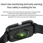H10 1.69 inch Screen Bluetooth Call Smart Watch, Support Heart Rate/Blood Pressure/Sleep Monitoring, Color: Black - Image 4