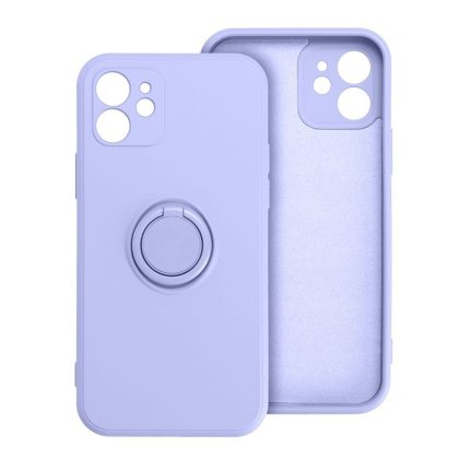 Θήκη SILICONE RING για IPHONE 15 PRO MAX μωβ