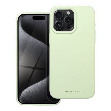 Roar Cloud-Skin Sleeve - για iPhone 15 Pro Max Ανοιχτό πράσινο