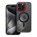 ΘΗΚΗ ΓΙΑ MagSafe IPHONE 15 PRO MAX (ΜΑΥΡΟ + ΚΟΚΚΙΝΟ) - Image 2