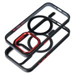 ΘΗΚΗ ΓΙΑ MagSafe IPHONE 15 PRO MAX (ΜΑΥΡΟ + ΚΟΚΚΙΝΟ) - Image 4