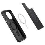 SPIGEN Mag Armor συμβατό με MagSafe για IPHONE 15 PRO ματ μαύρο - Image 2