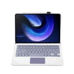 For Xiaomi Pad 6 / Pad 6 Pro A0N7-A Lambskin Texture Ultra-thin Bluetooth Keyboard Leather Case with Touchpad(Purple) - Image 3