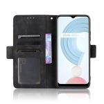 For OPPO Realme C21 Skin Feel Calf Pattern Horizontal Flip Leather Case with Holder & Card Slots & Photo Frame  (Black) - Image 2