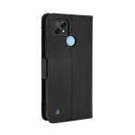 For OPPO Realme C21 Skin Feel Calf Pattern Horizontal Flip Leather Case with Holder & Card Slots & Photo Frame  (Black) - Image 4