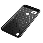 For OPPO Realme C21 Carbon Fiber Texture Shockproof TPU Case(Blue) - Image 4