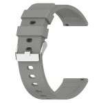 For Amazfit Bip 3 20mm Steps Style Silicone Watch Band(Grey) - Image 2