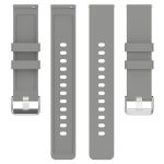 For Amazfit Bip 3 20mm Steps Style Silicone Watch Band(Grey) - Image 3