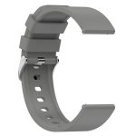 For Amazfit Bip 3 20mm Steps Style Silicone Watch Band(Grey) - Image 4