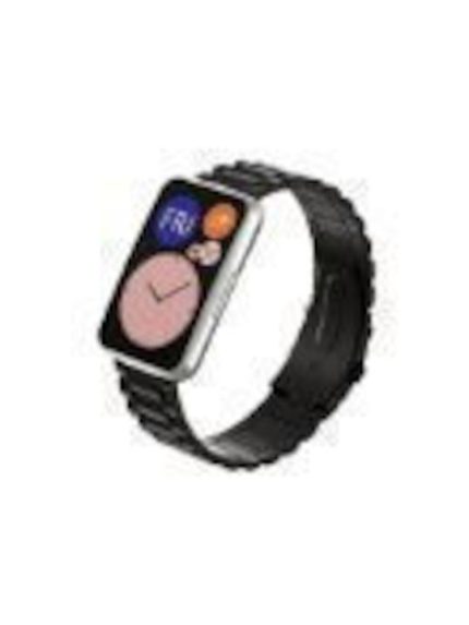 Metal Watch Band for Huawei Watch Fit - Three-beads (Black)