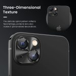 Για iPhone 14 / 14 Plus ENKAY από κράμα αλουμινίου σκληρυμένο γυαλί κάλυμμα μεμβράνης φακού (μαύρο) - Image 4